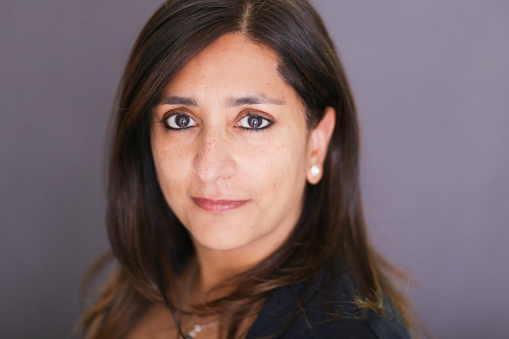 Lawyer woman staring into camera
